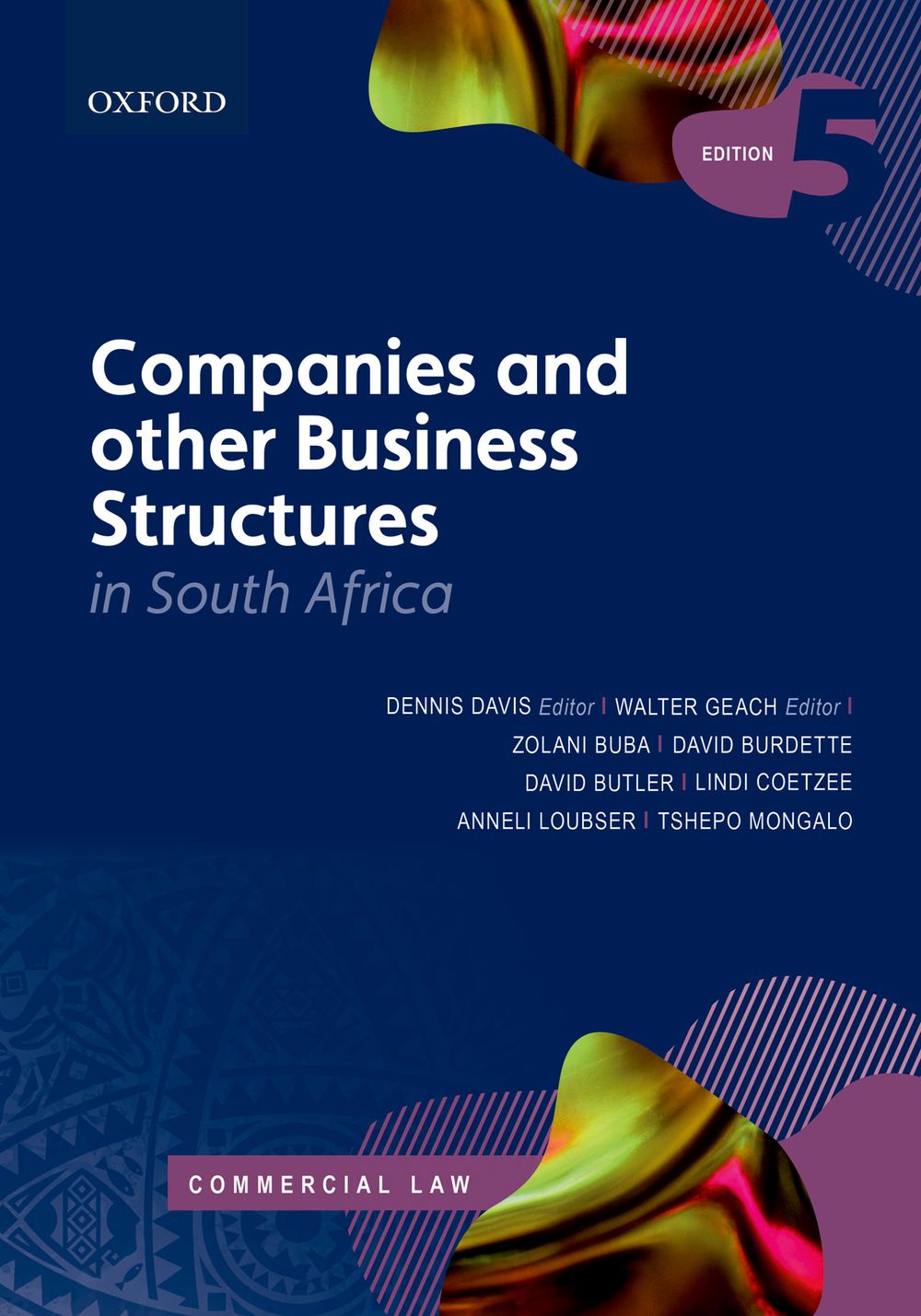 Companies and other Business Structures in South Africa 5th Edition (Not in Stock yet. Please see description)