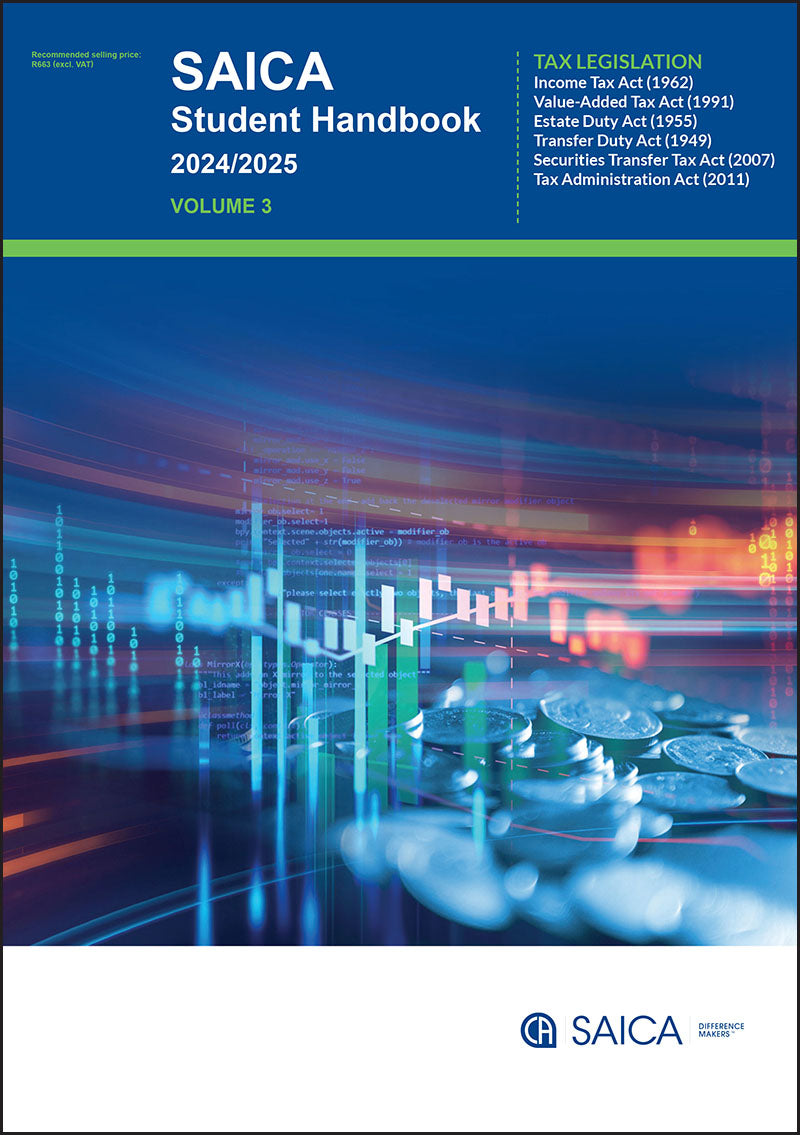 SAICA Student Handbook 2024 – 2025 Volume 3