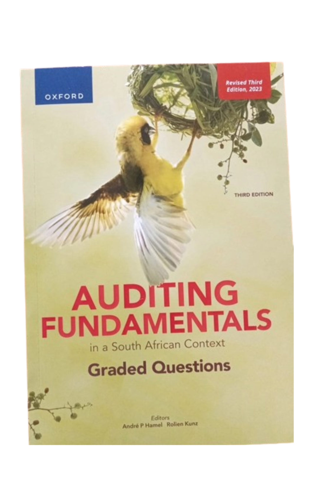 Auditing Fundamentals in a SA Context: Graded Questions 3rd Edition (Not in Stock yet. Please see description)